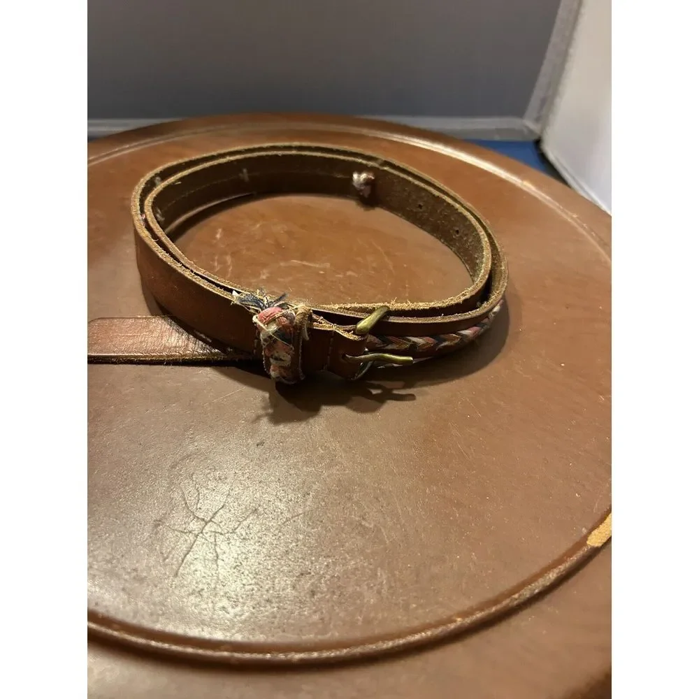 AEO American Eagle‎ Outfitters Tan Leather BELT SIZE S - 38